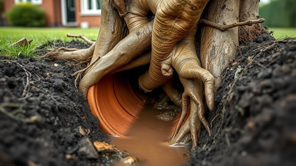 Tree Root Damage in Drains | Detection & Removal in Ditton